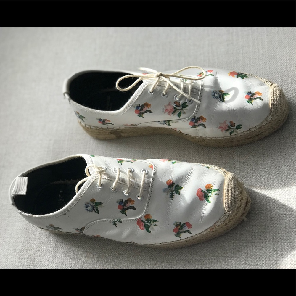 Saint Laurent Floral Espadrille Sneakers View 2